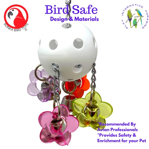 1937 Bellpull Bird Toy Parrot Cage Toys Cages African Grey Conure Cockatiel.