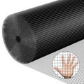 Hardware Cloth 1/2 inch 48 x 100 ft Heavy Duty Black Chicken Wire Fencing 19 Gauge Vinyl Coated Welded Wire Mesh Roll PVC Hardware Cloth Chicken Wire Fencing Garden Fence Tree Guard - color: Black, size: 48 x 100 1/2 inch