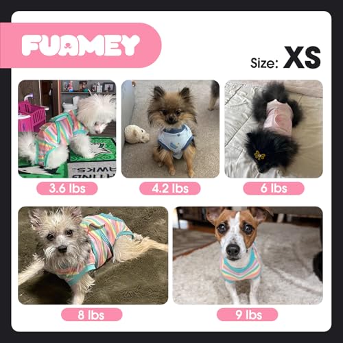 Dog Recovery Suit Male,Dogs Surgery Neuter Suits Puppy Spay Shirts | for Female Protect Dog's Skin Anti Licking Abdominal Wounds Doggie Onesie Pet Bodysuit Alternative to Cone Black XS - color: Black, size: Xs(back:8.3-11.4in,wt:4-7lbs)