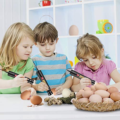 Blife Wired LED Egg Candler, Bright Cool Light Egg Candler Tester for Monitoring Egg Development with 2 Soft Rubber