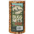 Mr. Bird Bugs, Nuts & Fruit Cylinder, 6-Pack, 1 lb 8 oz | Wild Bird Seed For Outside Feeder | Premium Blend of Mealworms, Sunflower Hearts & Cranberries | No Mess, No Melt - size: 1.5 Pound (Pack of 6)