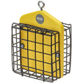 Bird's Choice Suet Feeder for Two Cakes in Yellow Recycled Plastic - color: Yellow