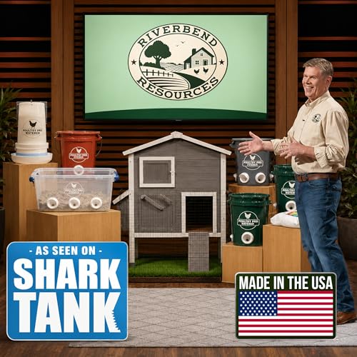 Poultry Pro Chicken Feeder & Waterer Set, 3 Ports, Hole Saw & Waterer | As Seen on Shark Tank, Gravity Fed Chicken Feeder, for Buckets, Barrels, Bins & Troughs, Poultry Feed (Bucket Not Included) - style: Feeder and Waterer Bundle