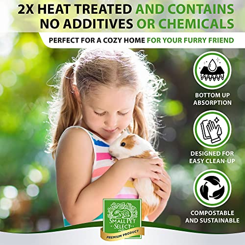 Small Pet Select Corn Cob Bedding & Litter, 100% Natural, 12 lb | Safe Absorbent Cage Litter, Low Dust, For Hamsters, Guinea Pigs, Birds, Gerbils, Reptiles & Small Pets - size: 12 lb