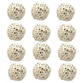 Bonka Bird Toys Mini Sola Atta Balls Foot Talon Craft Part Parrot Cage Toy Cockatiel, Conure, Caiques, and Similar Breeds (3892 Pack 12) - size: Pack 12