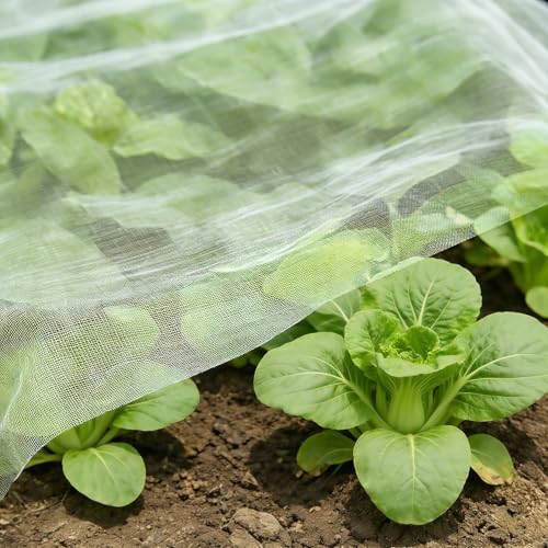 Garden Netting, 4'x10' Plant Netting Pest Barrier Bird Mosquito Net for Garden Protection, Garden Plant Cover Row Cover Raised Bed Screen Mesh for Vegetables Fruits Flowers Crops Plants Greenhouse - size: 4ft x 10ft
