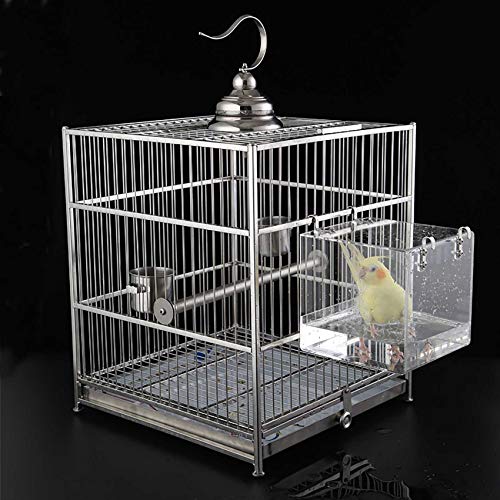Big Hanging Bird Bath Cage, Cleaning Pet Supplies Cockatiel Bird Bathtub | for Birds Lovebirds Cockatiels Canaries Sun Conures for Most Birdcage - size: 6.3"L x 6.3"W x 6.3"H