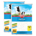 Kaytee Clean & Cozy White Paper Bedding, Made for Small Animals, 100 Liters, Pack of 2 - size: 100 Liter