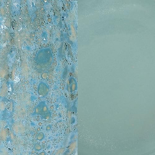 Sunnydaze Ceramic Bird Bath for Outdoors, 18” H, Blue Lava Distressed | UV-Resistant, Glazed Finish, Pedestal Bird Bath Holds Up to 10 Cups of Water, Easy Assembly, Sturdy Bird Bath for Outside - style: Blue Lava Distressed