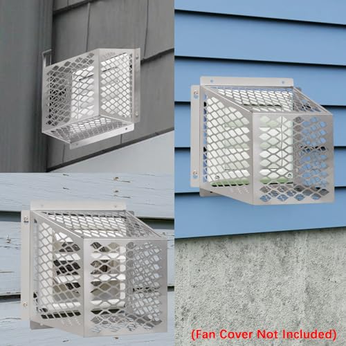 Dryer Vent Bird Guard,Dryer Vent Cover Outside for 5-6 inch Vent Hoods | Outdoor Bird Guard for Dryer Vent & Bathroom Exhaust,Stainless Steel Dryer Vent Cage 8.5"Lx8.5"Wx6"H,Prevent Bird From Enter - size: 8.5"Lx8.5"Wx6"H, style: Stainless Steel-1PCS