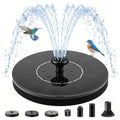 Floating Solar Fountain Pump, Upgrade 1.5W Solar Powered Water Pump with 6 Spray Nozzles & 4 Fixed Pipes, Solar Fountain for Bird Bath, Garden Pond, Pool, Outdoor - color: 1.5w Solar Fountain