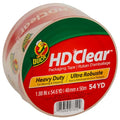 Duck HD Clear Packing Tape - 1 Roll of Heavy Duty Shipping and Moving Packing Tape - Clear Strong Packaging Tape for Boxes, Packing and Moving Supplies - 1.88 In. x 54.6 Yards (297438) - size: 1 Roll