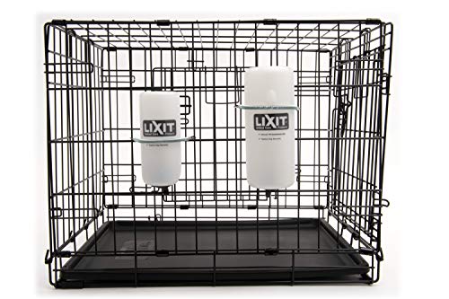 Lixit® Wide Mouth Water Bottles for Small Dogs (White, 16 Ounce)