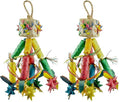 Planet Pleasures Firecracker Pinata Bird Toy, Medium (Pack of 2) - size: Medium (Pack of 2)