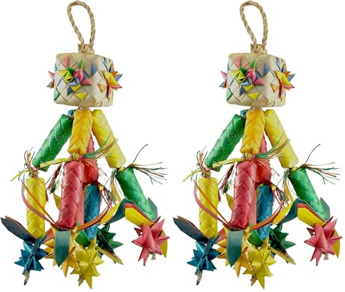Planet Pleasures Firecracker Pinata Bird Toy, Medium (Pack of 2) - size: Medium (Pack of 2)