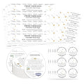 Fresh Farm Egg Packaging Set Unwashed Eggs Sticker Please Return Carton Label Double-Sided Handling Instruction Cards for Business Eggs Care (Duck Egg) - style: Duck egg