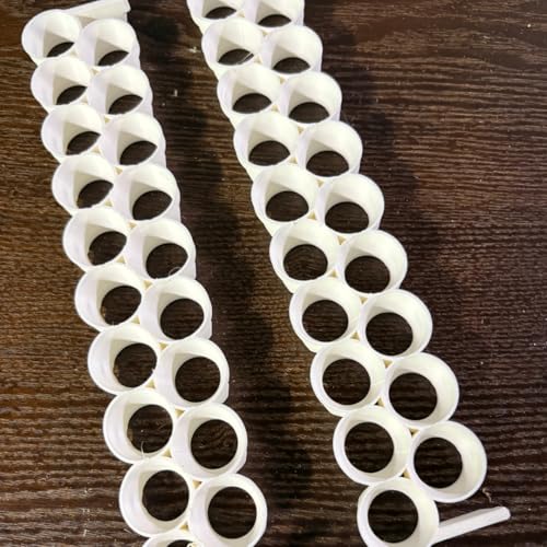 Standard & Button Quail Egg Rails, Rigid Polymer, White for Cimuka/Hatching Time CT-Series Incubators (2)