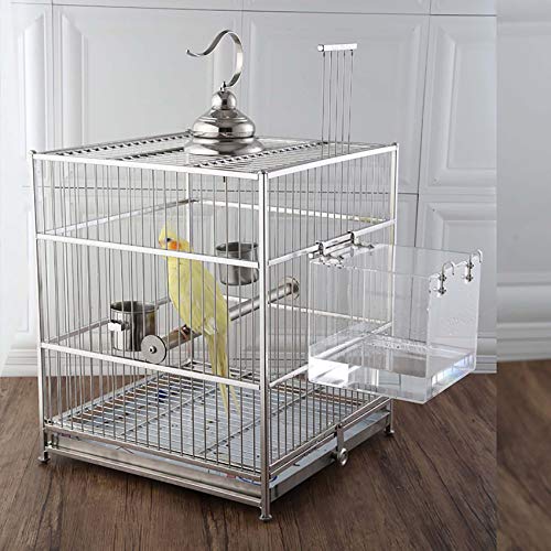 Hanging Bird Bath Cage, Cleaning Pet Supplies Cockatiel Bird Bathtub | for Little Bird Parrots Spacious Parakeets Portable Shower for Most Birdcage - size: 5.1"L x 5.1"W x 4.3"H