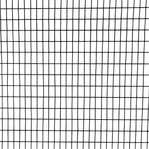 Fencer Wire 16 Gauge Black Vinyl Coated Welded Wire Mesh Size 0.5 inch by 1 inch (3 ft. x 50 ft.) - size: 3 ft. x 50 ft.