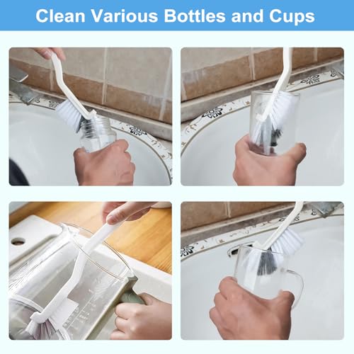 Dfacio 11Pcs Crevice Cleaning Brush Set, Hard Bristle Cleaning Supplies for Kitchen, Bathroom, Corner, Grout, Sink