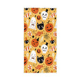 senya Halloween Pumpkin Ghost Hand Towel Ultra Soft Luxury Towels for Bathroom 30"x15" - color: Yellow