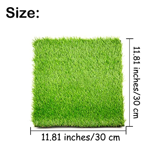 4 Pack Washable Chicken Nesting Pads Artificial Grass Rug Carpet Cuttable Chickens Nest Box Bedding Liners for Hen Coop Egg Duck Chicks Goose - color: Green