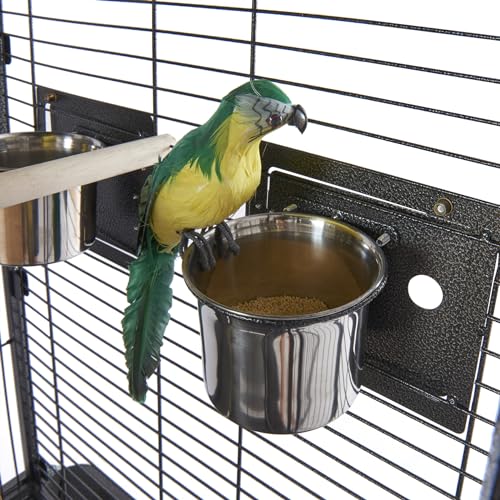 Panana Large Bird Cages Parrot Cage Wide Flight Metal Animal Cage for Budgie Parakeet Conure with Rolling Stand Wheels (69 inch Height)
