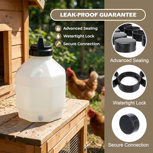 Replacement Caps for Poultry Watering Equipment, for PPF3 PPF5 PPF7 Set of 8