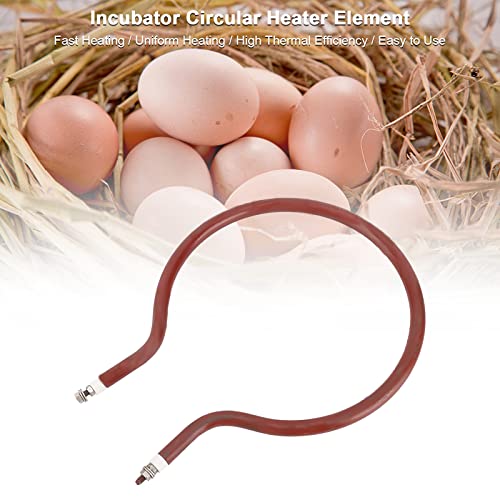 OUKENS Incubator Heater Tube, Incubator Circular Heater Heating Element, Incubator Circular Heating Element for Plate Cabinet Egg Incubators (200W) - Heating Element for Incubator