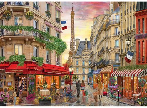 Anatolian Puzzle - Cafe Eiffel, 1500 Piece Jigsaw Puzzle, #4572 - color: Cafe Eiffel