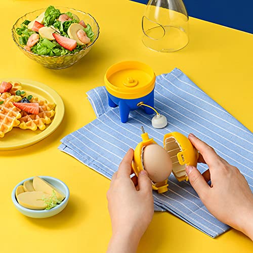 Egg Yolk Mixer Manual Puller, Golden Egg Maker, Egg-Spinner Quick Eggs Homogenizer, Egg-Shaker, Silicone Shaker Whisk with Drawstring for Kitchen Mixing Eggs Whites and Yolks