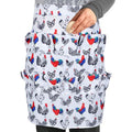 12 Deep Pockets Egg Apron, Chicken Egg Collecting Apron, Egg Holding Apron, Duck Goose Egg Gathering Apron for Housewife - color: Exotic Style