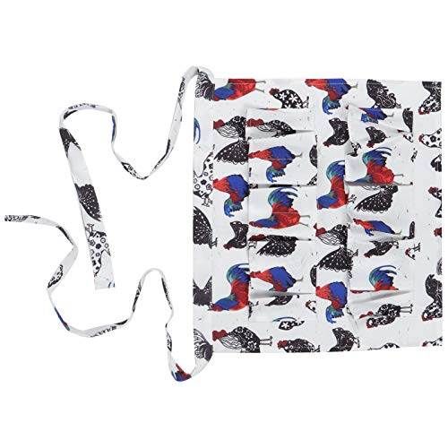 Qiilu Egg Collecting Apron for Chicken Duck Goose Eggs - Multiple Pockets Collecting Gathering Holding Apron for Farmhouse Supplies (2 M)