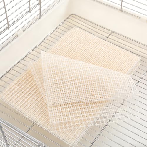 20pcs Nesting Pads for Chicks - Non-SlipIncubator Liner Parrot Brooder Pads - Silicone Mat for Bird Breeding .8x7.8 Inch