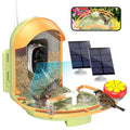 Bird Feeder with Camera, Smart Birdfeeder with Cam Solar Powered, 2K HD Video, AI Identification, Instant Arrival Alerts, IP66 Bird Bath & Feeder,Gift for BirdLover (with Pump, Green) - color: Green, style: With Pump
