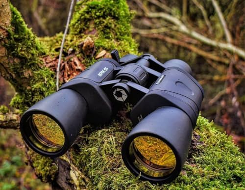 Barska Gladiator 8-24x50 Zoom Binoculars with Tripod Adaptor for Long Range Viewing, Birding, Events, etc - style: 8-24x50 Ruby Lens
