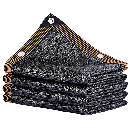 winemana 40% Black Shade Cloth, 6.6 x 10 FT Mesh Tarp with Grommets, Garden Sunblock Shade Cloth Shading Antifreezing for Plants Cover, Greenhouse, Barns Kennel, Patio, Tomatoes - size: 40%-6.6 FT x 10 FT