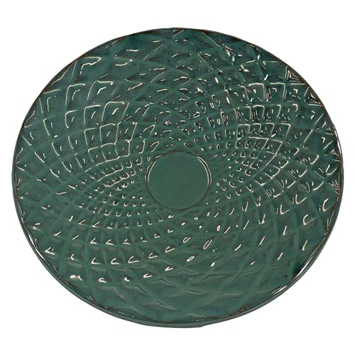 Sunnydaze Outdoor Ceramic Bird Bath, 22.5” H, Glazed Bowl, Turquoise Finish | 2-Piece Birdbath, 6 Cup Water Capacity, UV & Frost-Resistant, Easy Assembly, Shallow Bird Bath Bowl with Pedestal for Garden - style: Turquoise Glazed with Glazed Pedestal