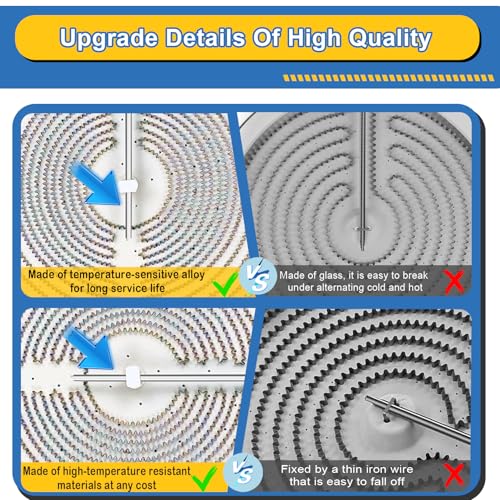 DG47-00043B WB30T10116 9"/6" Dual Radiant Surface Element for Samsung GE | Upgraded 10" Electric Range Burner Replacement for Samsung GE Stove, WB30X38930 Heater Radiant-Dual Replace DG47-00043A - style: DG47-00043B