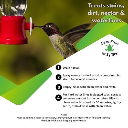 Carefree 98557 Hummingbird and Oriole Feeder Cleaner, 16-Ounce