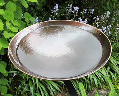 Achla Designs Burnt Copper Birdbath Bowl - color: Teal