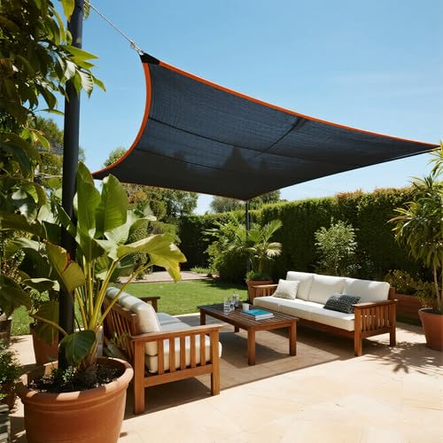 winemana 10x20ft Shade Cloth 90% UV Mesh Tarp Dog Kennel Cover Sun Shade | For Garden Greenhouse Pergola Chicken Coop, Outdoor Porch Patio Vegetables Plants Sunshade - size: 90%-10 FT x 20 FT