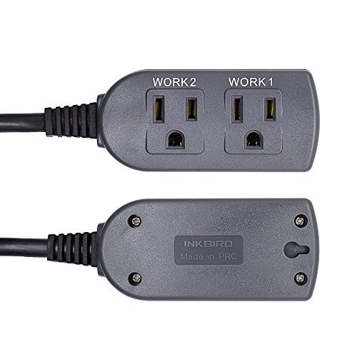 Humidity Controller IHC200 Inkbird Humidistat Mushroom Greenhouse Pre Wired Outlet Dual Stage Humidifier Dehumidifier.