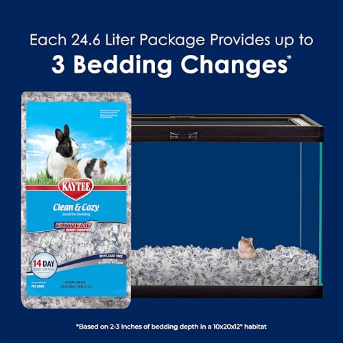 Kaytee Clean and Cozy Extreme Odor Control Bedding for Small Pets 24.6 Liter - size: 24.6 Liters