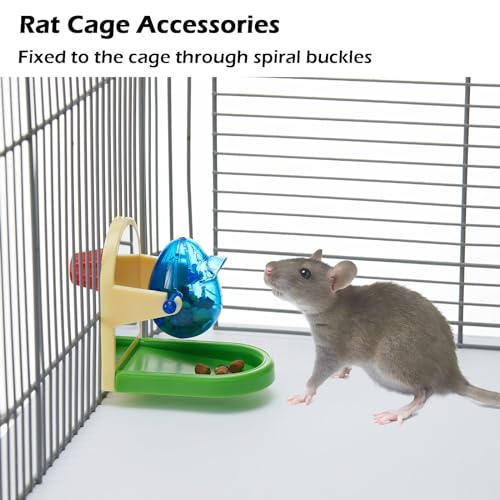 Rat Enrichment Foraging Toy, Intelligent Treat Dispensing Puzzle | Interactive Puzzle Design Inspires Natural Foraging Instincts, Slows Feeding Speed to Relieve Boredom and Anxiety for Rats - style: 1Pcs