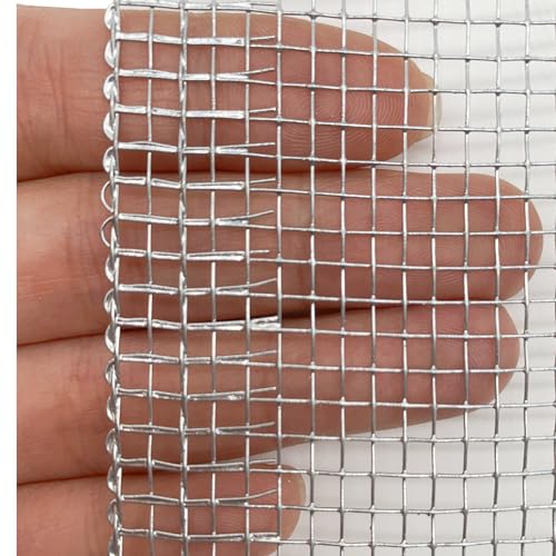 1/8 inch Galvanized Hardware Cloth Wire Mesh Screen Roll (24in x 20ft)