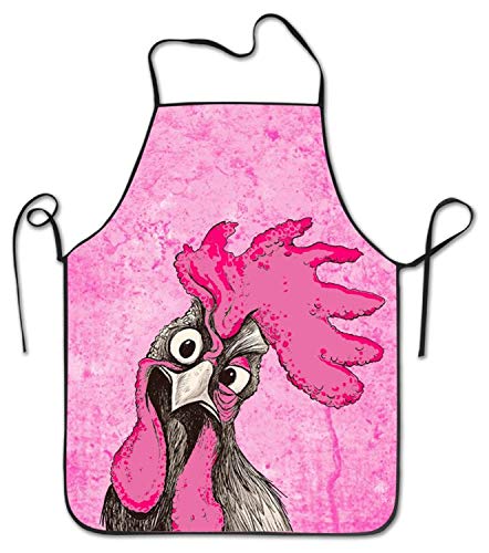 YISHOW Adjustable Kitchen Chef Apron Extra Long Ties,Commercial Men & Women Bib Apron - color: Regniz