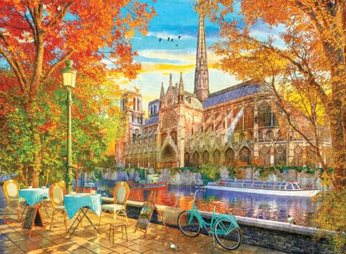 Anatolian Puzzle - Notre Dame Autumn, 1000 Piece Puzzle, #1176 - color: Notre Dame Autumn