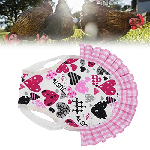 Chicken Saddles, Multifunctional Chicken Apron Feather Back Protector Chicken Hen Mating Saddle with Elastic Adjustable Strap for Small Medium Hen Accessories