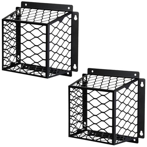 Dryer Vent Bird Guard,Dryer Vent Cover Outside for 3-4 inch Vent Hoods-2pk | Universal Outdoor Bird Guard for Dryer Vent & Bathroom Exhaust,Galvanized Steel Bird Cage 7"Lx7"Wx5"H,Prevent Bird From Enter - size: 7"Lx7"Wx5"H, style: Black-2PCS